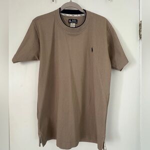 Polo by Ralph Lauren Men's Tan T-Shirt